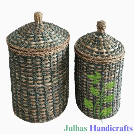 ROUND LUNDRY BASKET WITH HANDLE