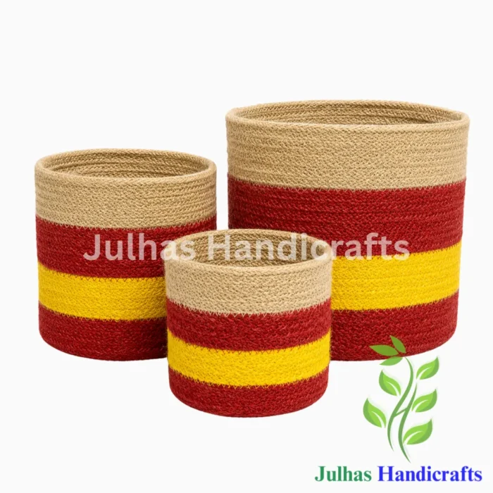 Decorative Jute Basket - Image 3