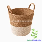 Seagrass and Jute Storage Basket