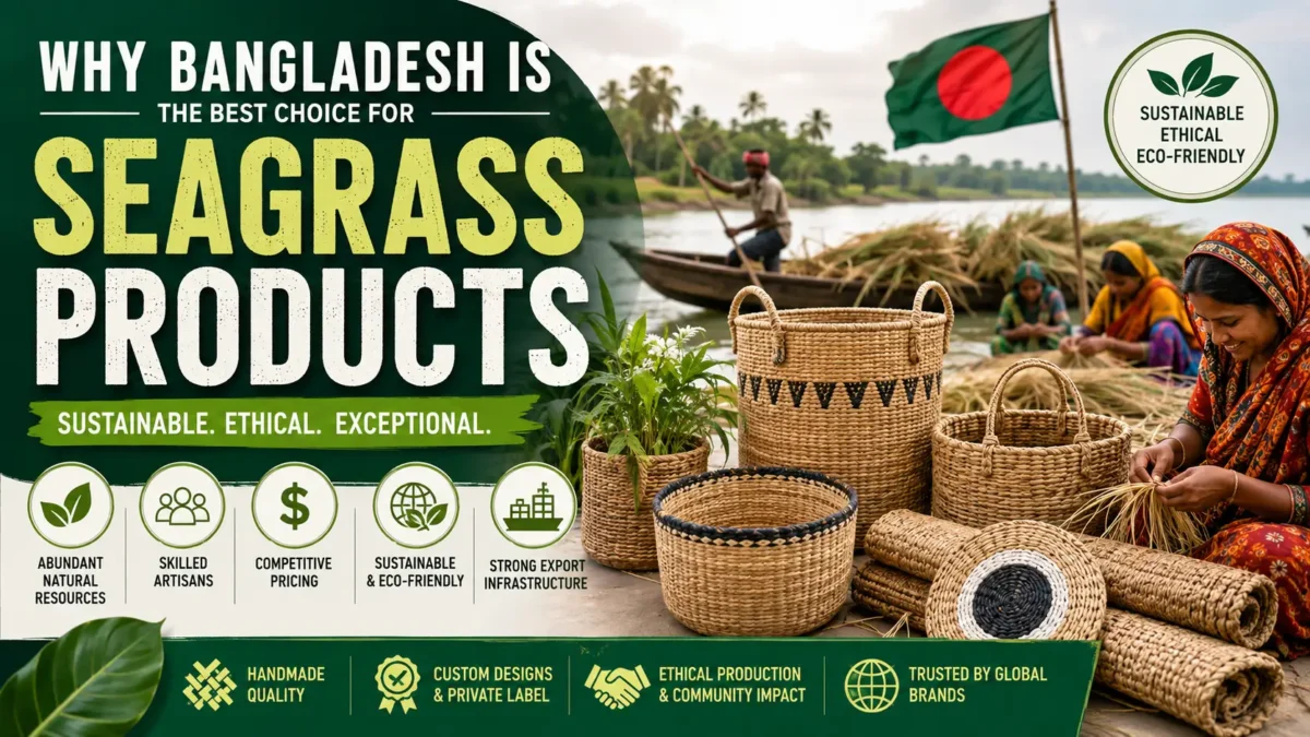 Top Reasons to Source Seagrass Products from Bangladesh