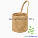 Jute Rope Hanging Wall Basket