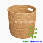 CUT OUT HANDLE JUTE BASKET